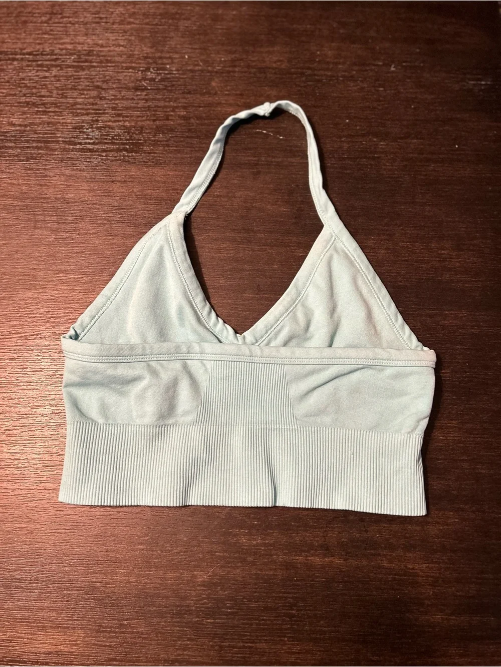 Free People Light Blue Halter Bralette